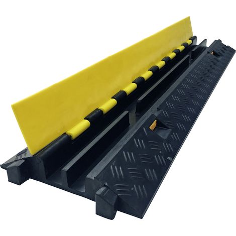 AS Schwabe Kabelbrücke 63225 Gummi Gelb Anzahl Kanäle: 2 1020 mm Inhalt: 1 m