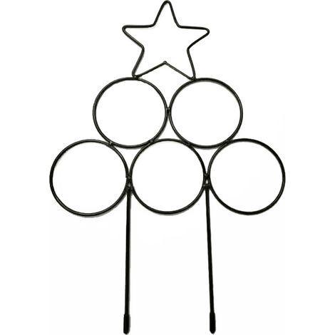 Lot de 4 Petits Treillis d'intérieur pour Plantes en Pot, Treillis empilable de 35 cm pour Plantes grimpantes, Treillis de Plantes d'intérieur pour décorer Les Plantes comme Arbre de Noël, Trei (1/5)