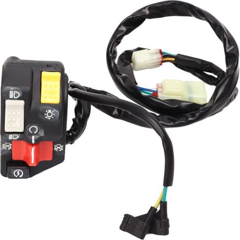 Commutateur de Guidon pour ATV TRX400EX (1999-2004) 35020 HN1 000, Boutons Colorés en ABS (1/5)