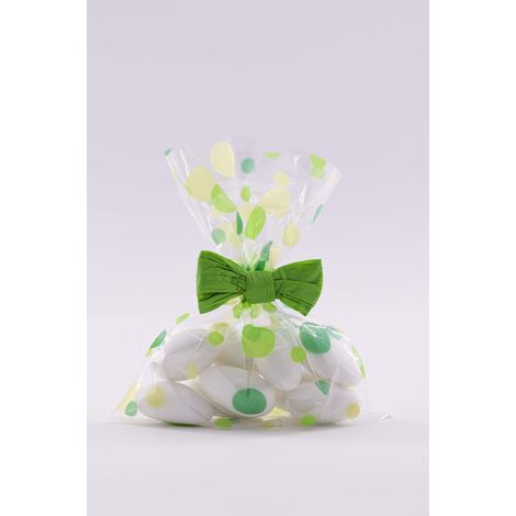 Italpak Buste (Sacchetti) Trasparenti per Alimenti Bubbles 50 pz, Polypropylene, Verde, 9x12,5cm (1/2)