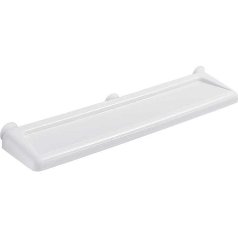 Mensola da bagno bianca 60 cm in resina resitente serie 8000 Junior