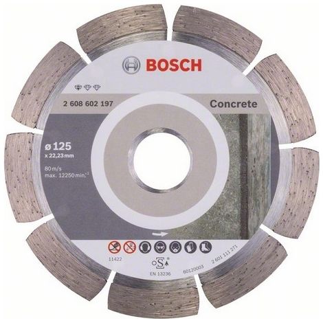 HOJA DE DIAMANTE BOSCH 125x22 SEG HORMIG脫N