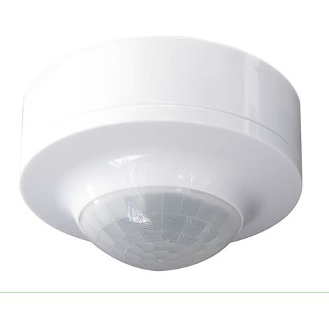 DÉTECTEUR MOUVEMENT PLAFOND 360° BLANC 1 CONTACT