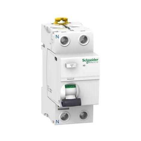 Acti9, iID interrupteur différentiel 2P 40A 100mA type AC - A9R12240