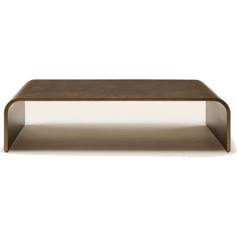 Table basse en Métal brossé TALIKA (1/4)