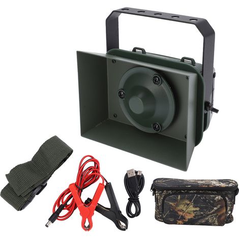Appeau de chasse BK1523 en alliage d'aluminium, imperméable, lecteur de sons d'oiseaux extérieur 60W (1/5)