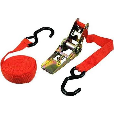 Elingues Doubles Vigor 2 Crochets + Cliquet 25mm 4.5m (1/2)
