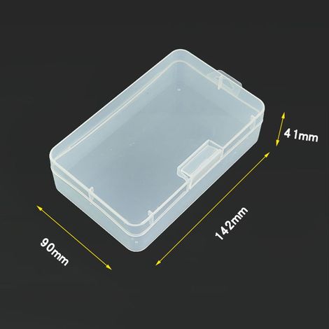 Boîte De Rangement En Plastique - Boîte À Vis - Pour Réparation Téléphone Et Petites Pièces - 14,2 x 9 x 4,1 cm - 1 Pièce (1/5)
