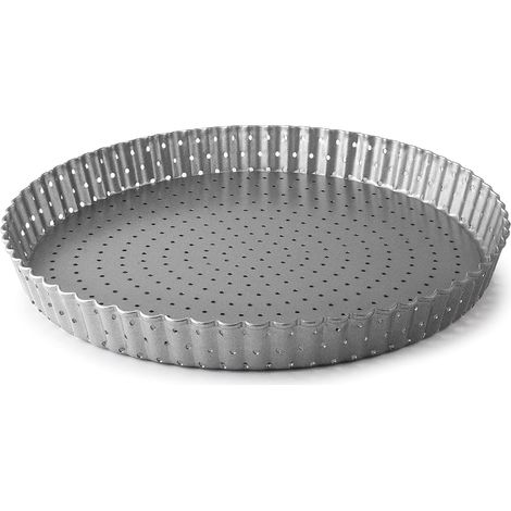 1 Moule à Pâtisserie, Acier au Carbone, Antiadhésif, Micro-perforé, Four et Congélateur, 24 cm (1/5)