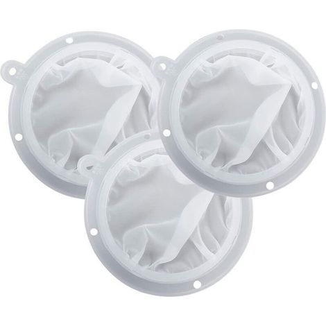 Juego de 3 filtros de nailon - Filtro de vino - Malla fina - Compatible con embudos de cocina de 5 pulgadas para filtrar zumo, leche, café, vino, aceite (malla 200/300/400) - Conviértete en (1/5)
