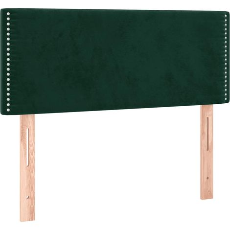 Tête de lit Vert foncé 80x5x78/88 cm Velours (1/5)