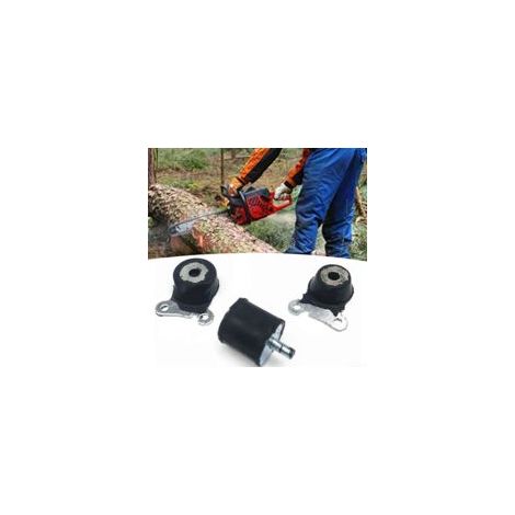 Set di 3 anelli di supporto per ammortizzatori in gomma per motosega MS 020 020T e MS200T - Accessori Crezuo (1/4)
