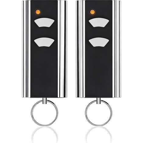 Set mit 2 Ersatzfernbedienungen für Normstahl RCU 433-2, RCU 433-4, EA433 2KM, EA433 2KS, T433-4 Handsender, 433,92 MHz, 2 Kanäle, kompatibel mit Crawford Garagentoröffnern (1/5)