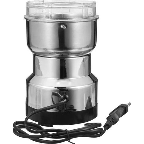 Moulin à café électrique pour grains de café, épices et noix, idéal pour la cuisine, la maison, le bureau et les voyages.-AquaForge (1/4)