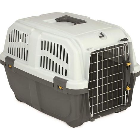 Trasportino in plastica modello Skudo per cani e gatti: 105x73x76 cm