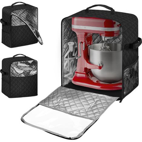 BBPETOPE Housse de protection pour robot mélangeur vertical, sac de rangement avec poches, petite taille (1/5)