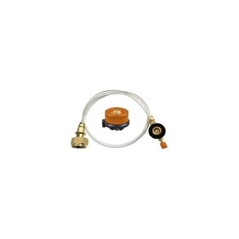 Gaskartuschenadapter für Outdoor-Gaskocher – Für Camping und Camping – Düsenadapter für Flüssiggas, Flachzylinder, Flaschenadapter – Crezuo (1/4)