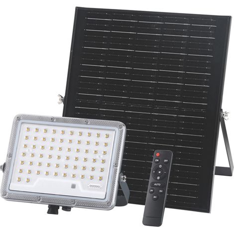 Suprema PROIETTORE SOLARE CON SENSORE CREPUSCOLARE 62 led, 8 W, 1200 lumen, luce naturale (1/3)