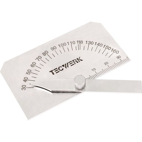 TECWERK Spiralbohrerschleiflehre m.verstellb.Winkel v.30Grad-160Grad TECWERK