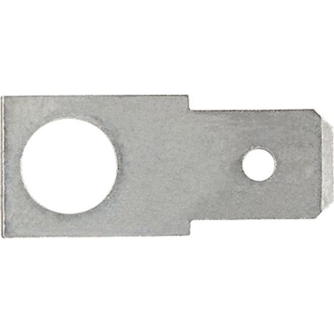 Klauke 2140 Steckzunge Steckbreite: 6.3 mm Steckdicke: 0.8 mm 180 ° Unisoliert Metall 1 St.