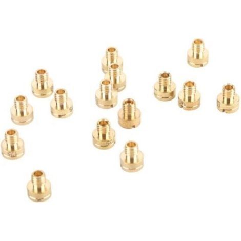 Kit de 15 surtidores principales para carburador, 88-150, fabricado en metal resistente, para Mikuni N100 604, VM22, VM24, VM26, VM30 (1/5)