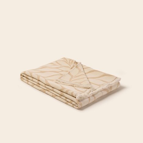 Plaid en Jacquard chenille au motif végétal LOUENN