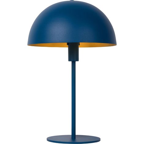 Lucide SIEMON - Tischlampe - Ø 25 cm - 1xE14 - Blau (1/4)