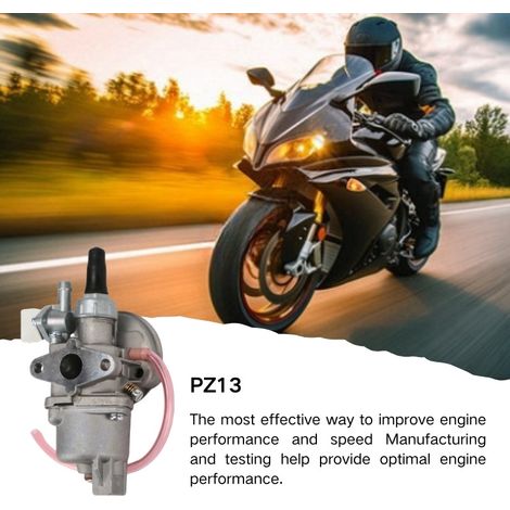 PZ13 carburetor repair kit for 49cc two-stroke engines of motorcycles, sports cars and off-road vehicles (1/4)