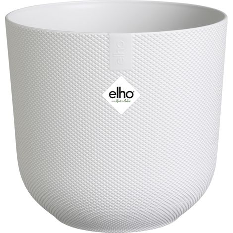 elho® Übertopf Jazz Seidenweiß rund Ø 16 cm - Kunststoff