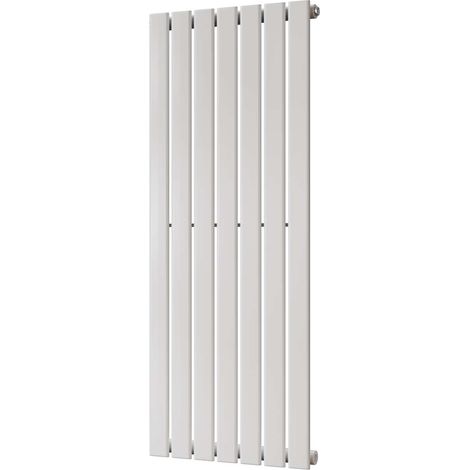 Typhoon - White Vertical Radiator H1200mm x W476mm Single Panel