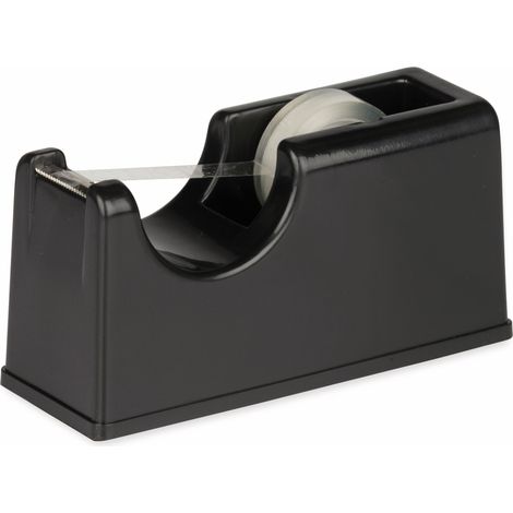 TOPWRITE Dérouleur de ruban adhésif avec rouleau inclus 12 mm x 18 m