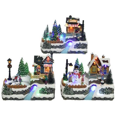 Lumineo Casa di Natale LED Multicolore - 15x21x15,5 cm (1/3)