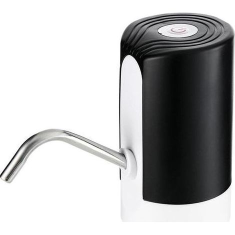 Distributeur d'eau électrique automatique portable, sans fil, pour bouteille d'eau, couleur noir, usage domestique et bureau (1/5)