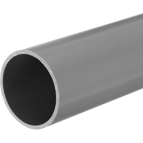 Tube Rigide en PVC Tube Rond 57mm ID 63mm OD 33cm de Long Gris Clair pour Manchon de Câble de Conduite d'Eau (1/5)