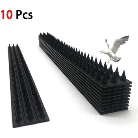 PC26887-Herse Pics Barrière anti Pigeons - Escalade Répulsif Chats 10 Pièces (1/4)