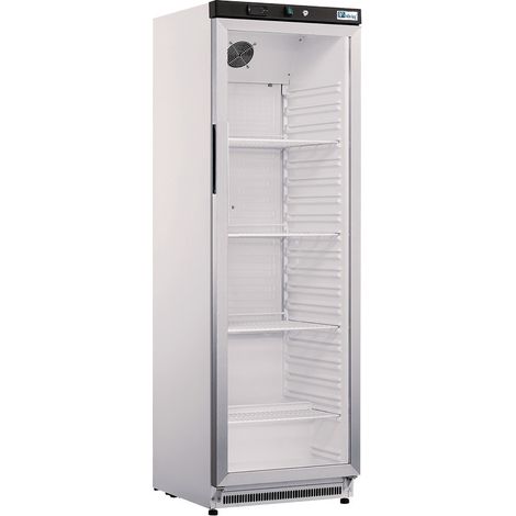 Armoire positive porte vitrée - 400 l - finition blanche - AFI COLLIN-LUCY