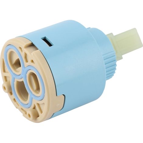 Robinet mitigeur d'eau à cartouche céramique 40 mm, commande intérieure, valve ABS bleue, pratique (1/5)