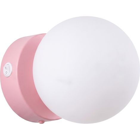 Apliques de pared Yoli rosa acero/vidrio 1xG9 12cm Sollux (1/5)