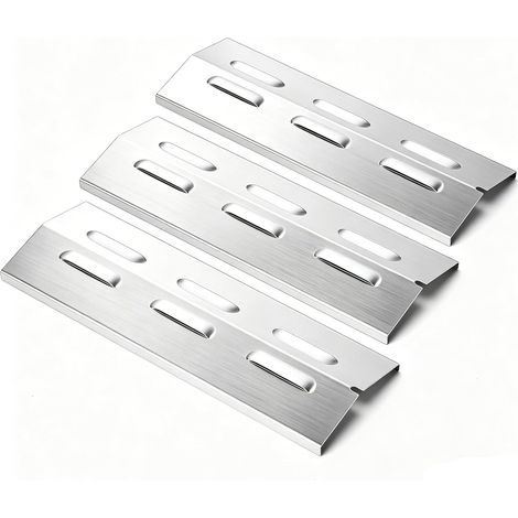 Set mit 3 Edelstahl-Kochplatten 33,5 x 12 cm für Enders San Diego (1/5)