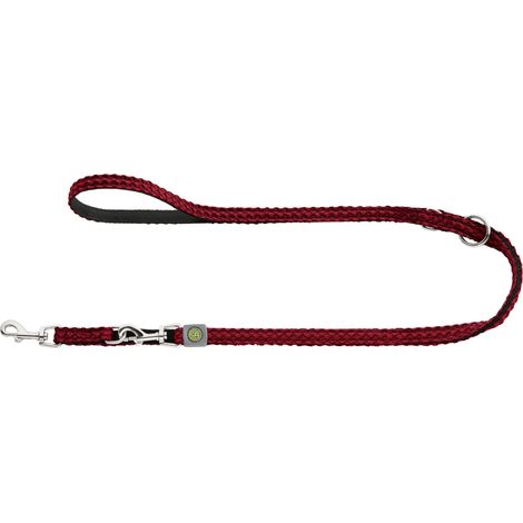 Verstellbare Führleine Hilo 15/200 mesh, rot