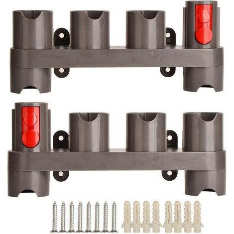 Support mural accessoires aspirateur Dyson V15 V12 V11 V10 V8 V7, porte-accessoires aspirateur, rack rangement mural avec vis et chevilles (1/5)