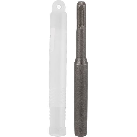 Hochleistungsfähiger und langlebiger Erdpfahladapter mit rundem Griff für SDS Plus-Bohrungen - Massiver Stahl, kompatibel mit 5/8" und 3/4" (8 mm)