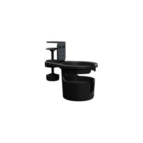 Portabicchiere da scrivania adattabile, contenitore per bevande, portabicchiere girevole, portabicchiere a clip per bordo tavolo, portabicchiere da caffè per ufficio, portabicchiere da ufficio, portab