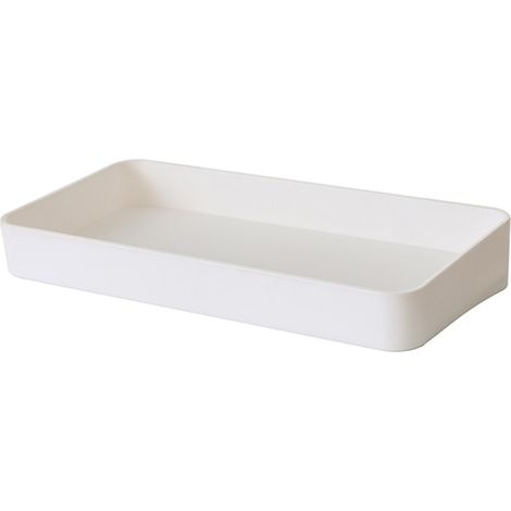 Panneau d'organisation mural adhésif avec trous multiples pour cuisine - Support de rangement blanc rectangulaire (1/5)