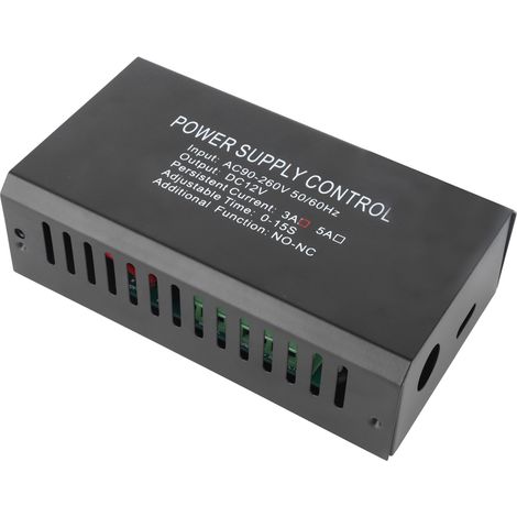 Contrôleur d'alimentation 12 V 3 A pour contrôle d'accès, alimentation de sécurité 90 à 260 V pour système de télécommande de verrouillage de porte (1/5)