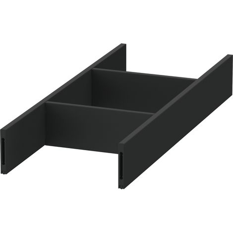 Système d'aménagement Duravit largeur 105mm, noir diamant,