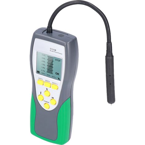 Testeur de liquide de frein DOT3, DOT4 et DOT5.1 avec sonde flexible de 250 mm pour la détection d'huile, d'eau et d'humidité dans le secteur automobile (1/5)