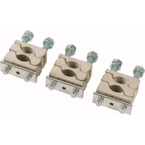 Borne prismatique double sectionneurs pour fusibles à couteaux 2 x 120 240 mm² 000183012 EATON XNH3 X2PRC