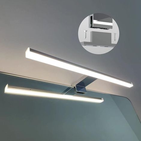 Éclairage pour miroir de salle de bain,40 cm,10 W,800 lumens,lumière blanche neutre 4000K,230 V,étanche IP44,éclairage de salle de bain (1/4)