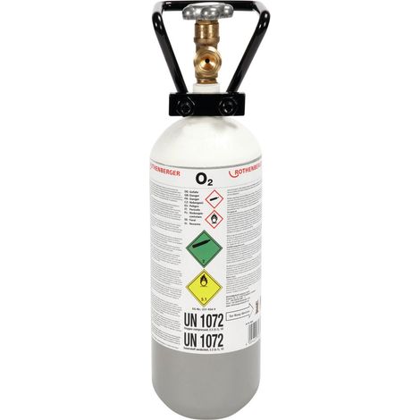 ROTHENBERGER Sauerstoff-Stahlflasche, 2,0l - 35635